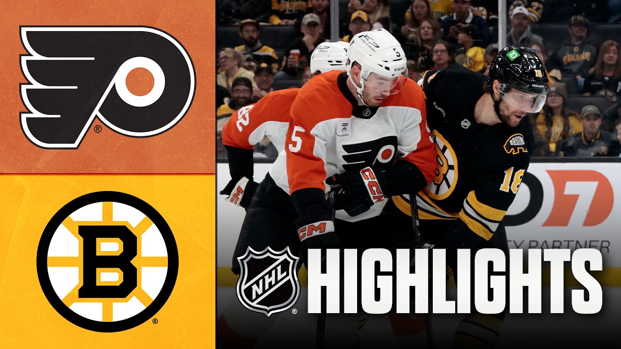Flyers vs. Bruins | NHL Preseason Highlights | Sep 22, 2026