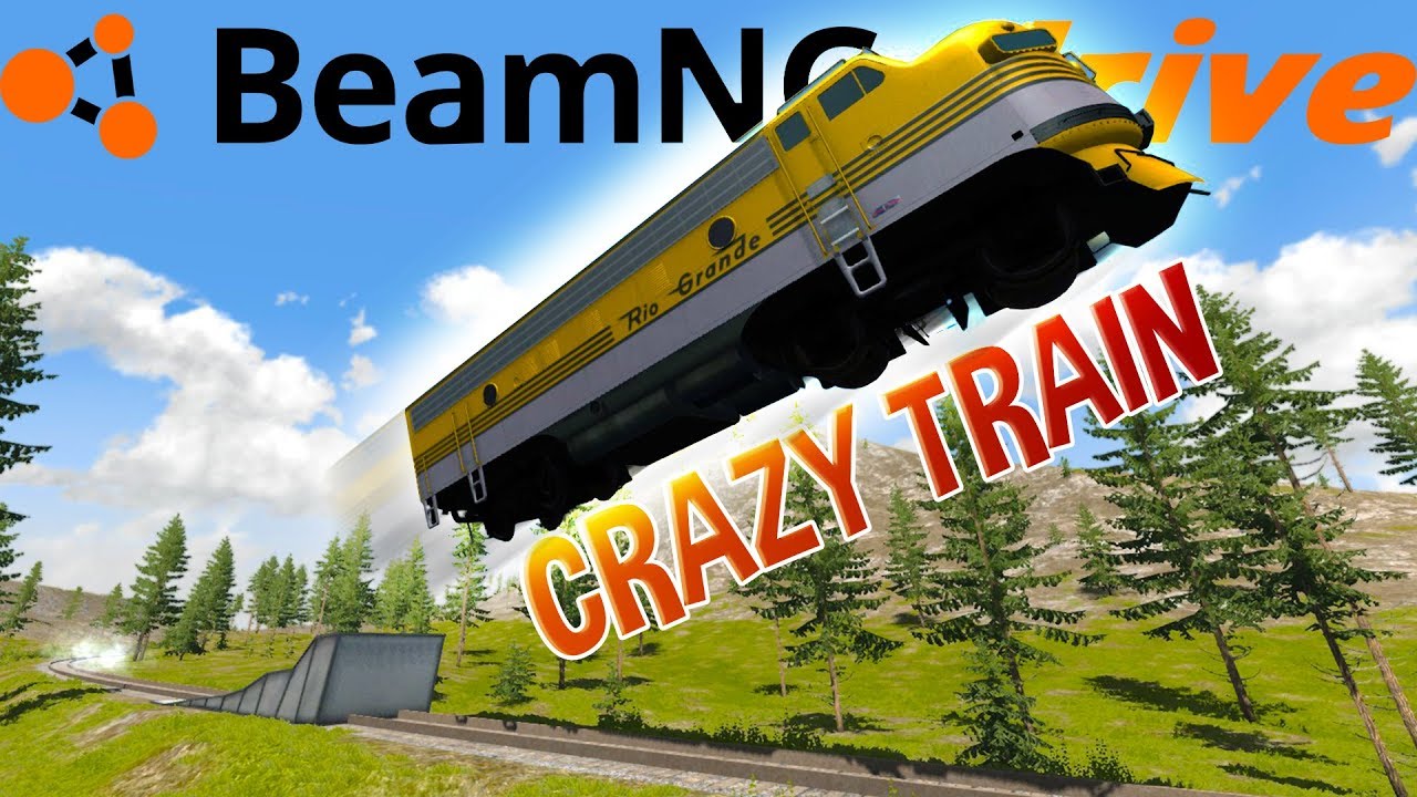 The Craziest Train Stunts and Crashes! - High Speed Train Locomotive - BeamNG Drive