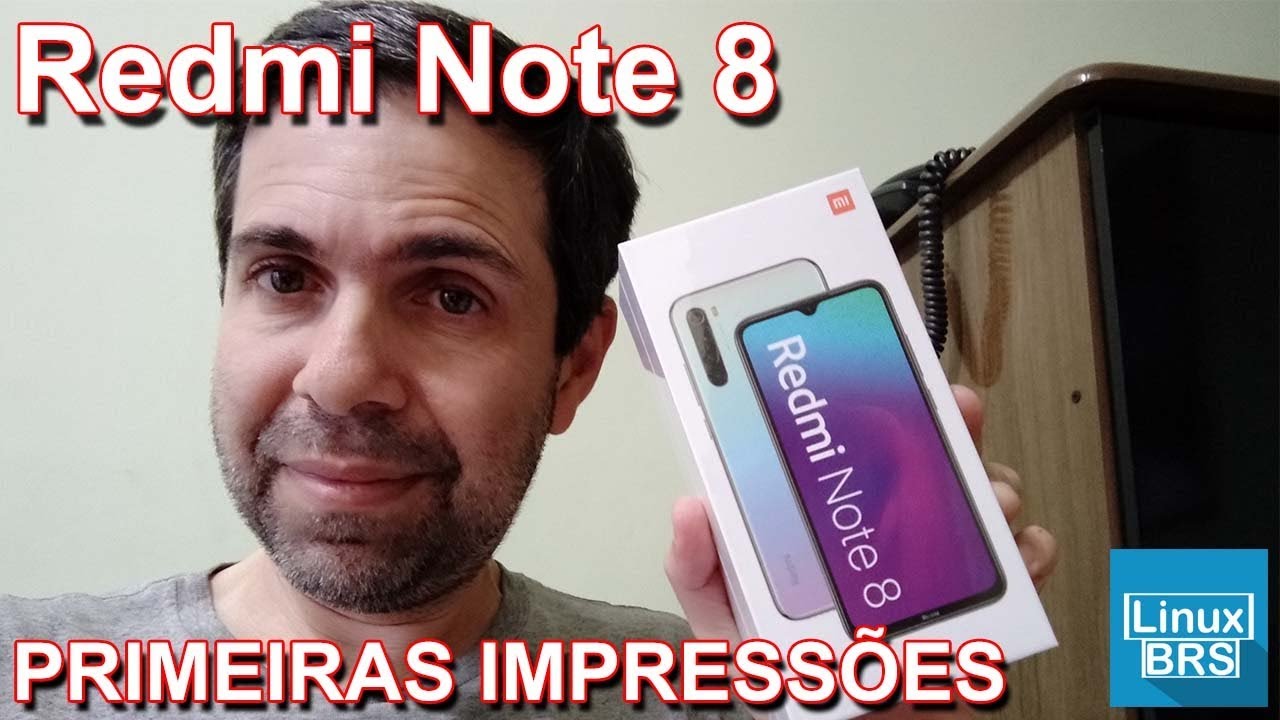 🔘 XIAOMI REDMI NOTE 8 - PRIMEIRAS IMPRESSÕES - UNBOXING