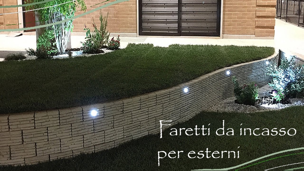 Faretti da incasso per esterno 🌜