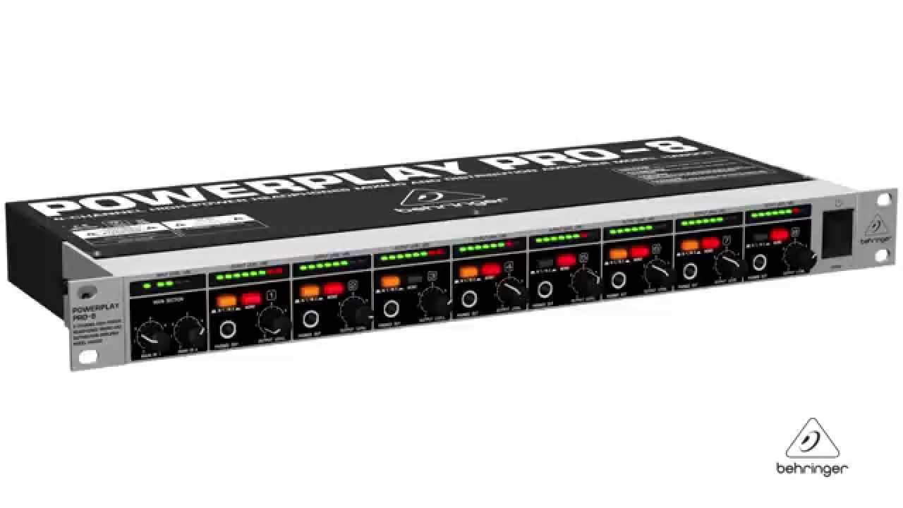 POWERPLAY PRO-8 HA8000 High-Power Headphones Mixing and Distribution Amplifier