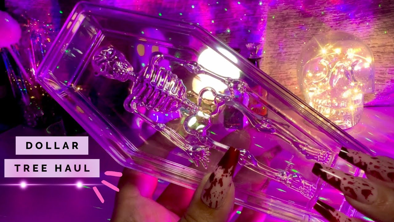 ASMR Dollar Tree Haul 🎃🕸️ Halloween Finds🖤🧡