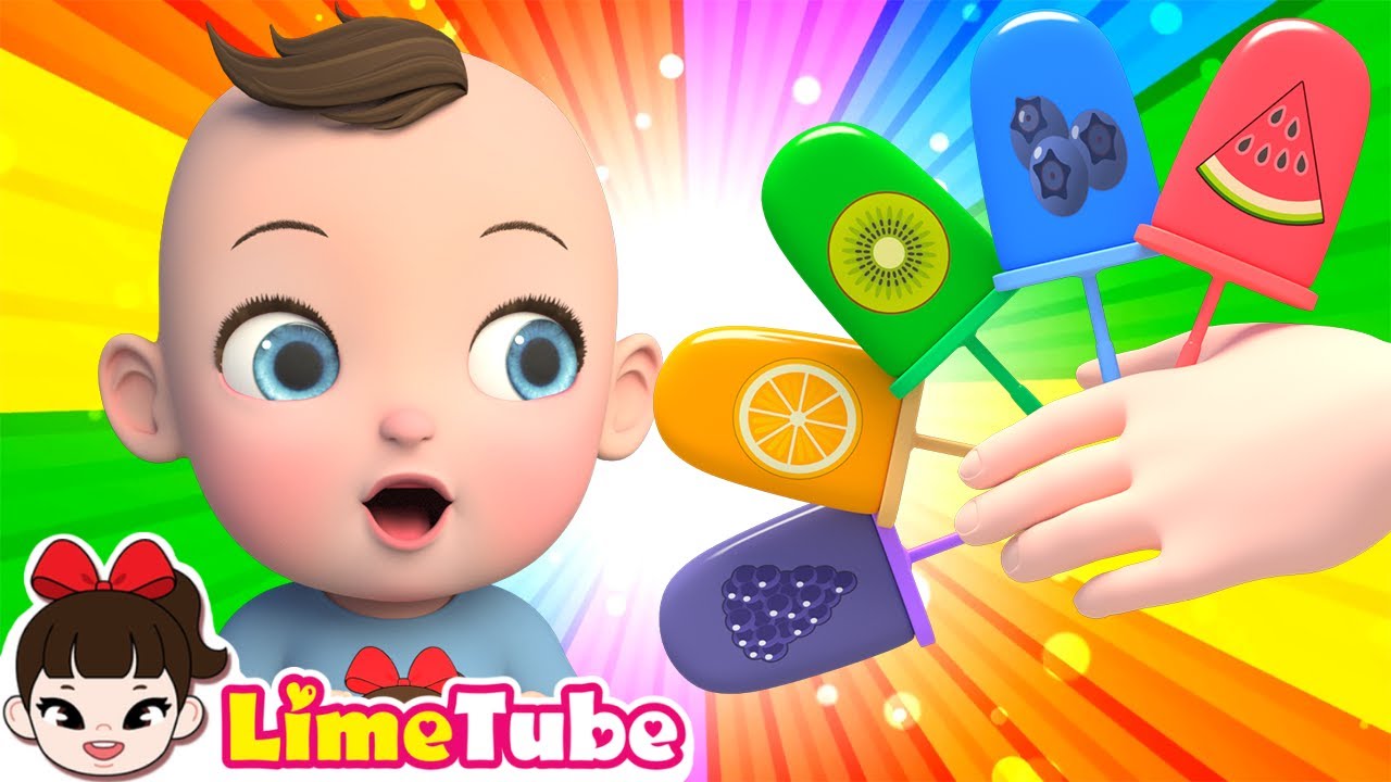 Fruchteis Fingerfamilie 🍓🍊 | Kinderlieder von LimeTube