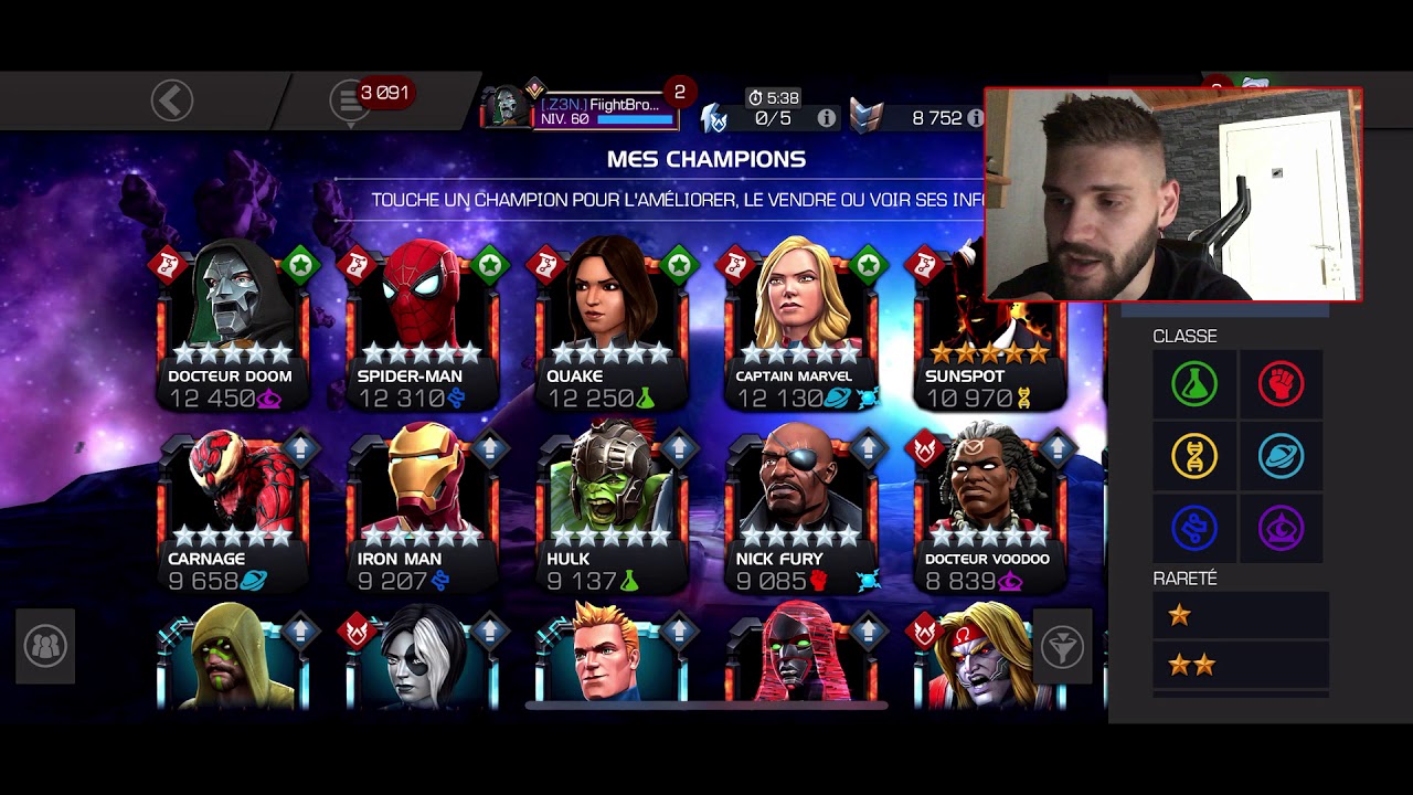 COMMENT AUGMENTER SES CHAMPIONS - MARVEL TOURNOI DES CHAMPIONS