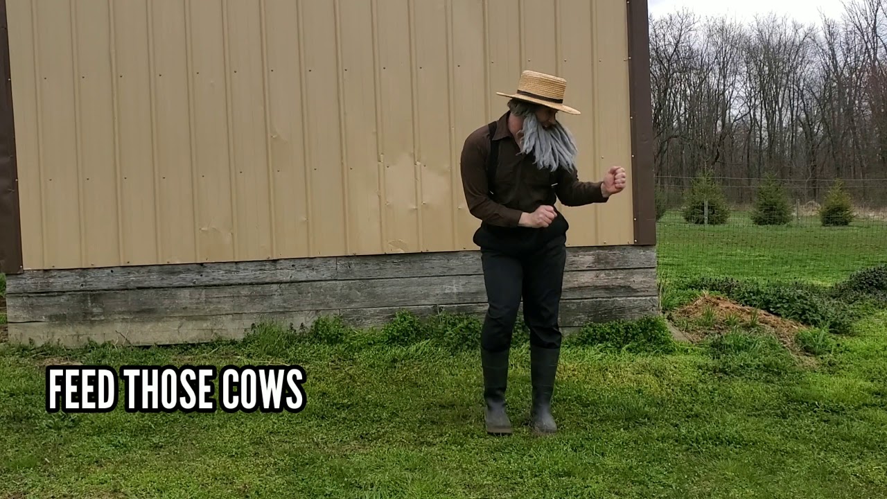 Amish workout video! Body by Jacob.