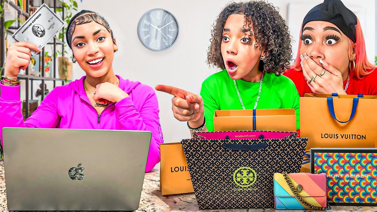 SPOILED GIRL STEALS MOMS CREDIT CARD, Buys Everything She Wants😱💳
