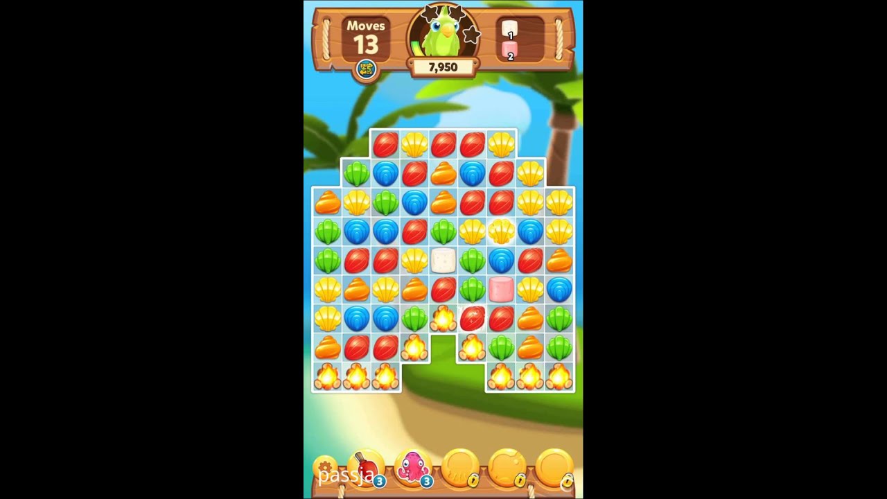 Tropical Trip - Match 3 Game level 16