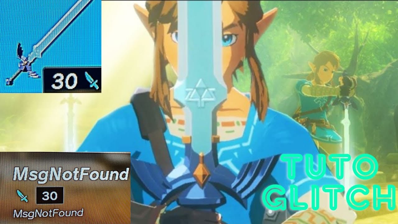 Tuto glitch pour avoir la master Sword buggée en 1.0.0 sur Zelda totk