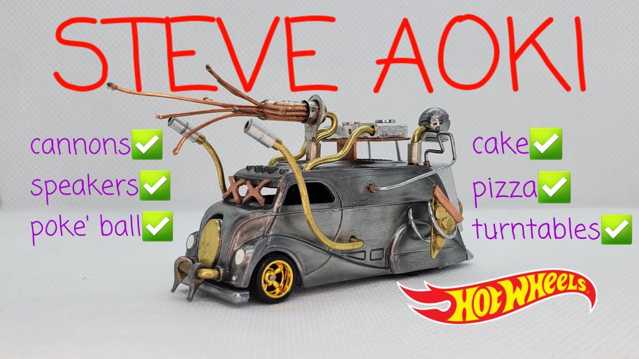 Steve Aoki Custom Steampunk Hot wheels