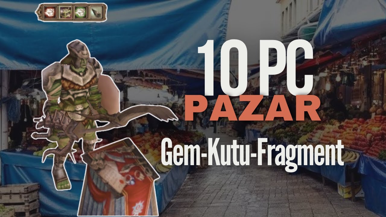 10 PC GEM KUTU FRAGMENT PAZARI NE KADAR KAZANDIRIR ? Knight Online Buy Sell