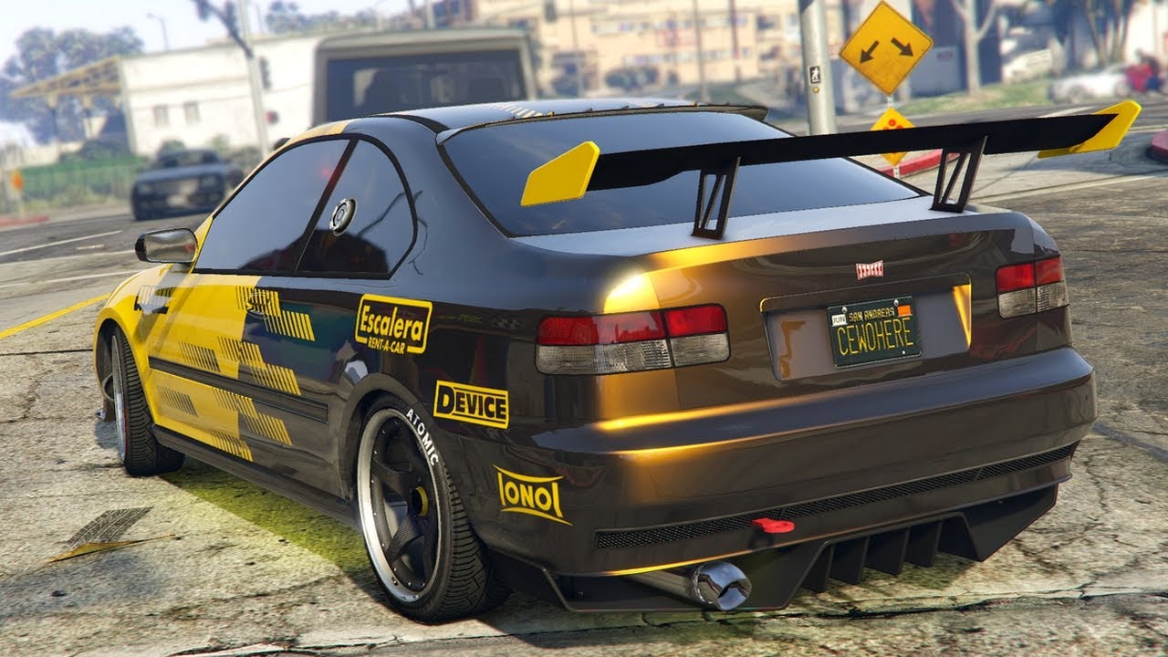 SOKAKLARIN BASIK ÇOCUĞU HONDA CIVIC (GTA 5 The Criminal Enterprises DLC )