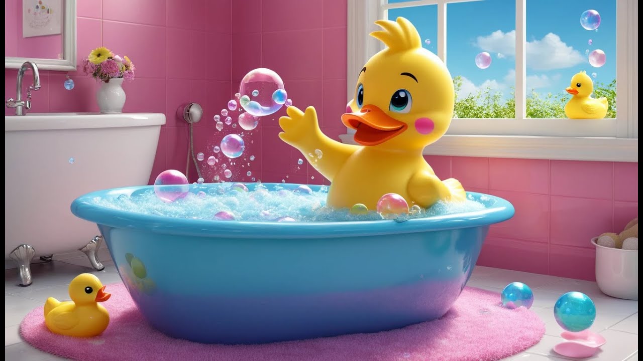 Splish, Splash, A Rainbow Bath | Fun Bath Time Song for Kids | Colorful Water Adventure for Toddlers