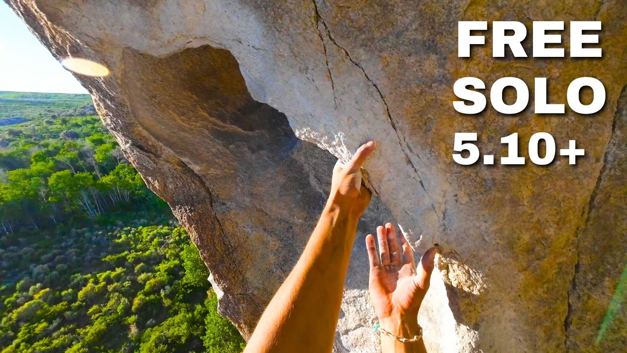 Моё самое сложное свободное соло (Colossus 5.10c)