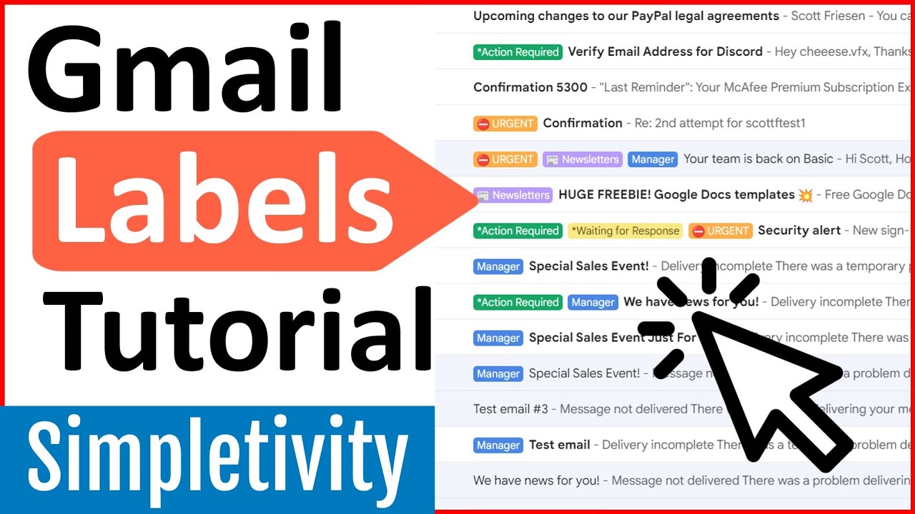 How to use Gmail Labels - Tutorial for Beginners