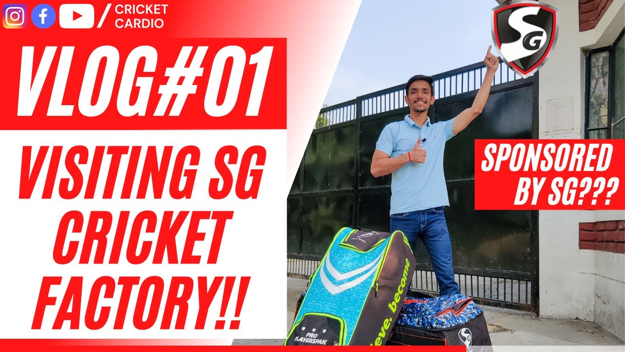 VISITING SG CRICKET FACTORY IN MEERUT FIRST TIME | CRICKET FACTORY | SG SPONSORED ME?
