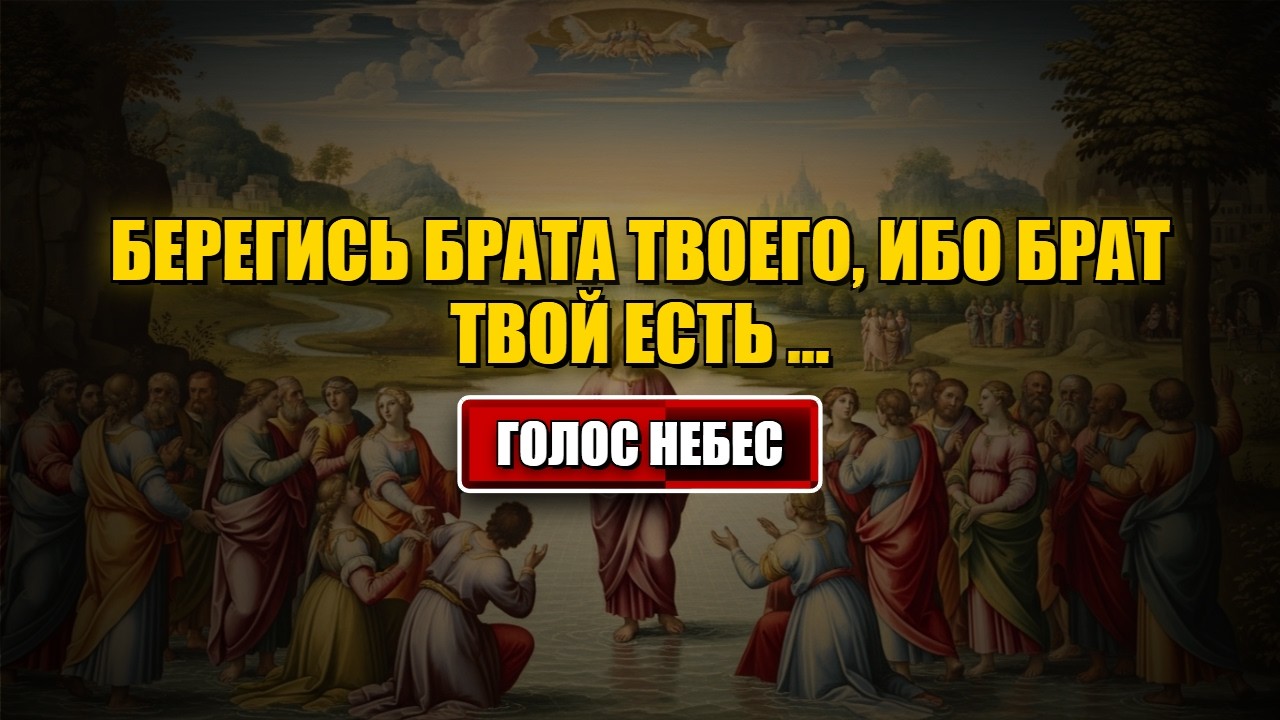 сегодняшнее послание от Бога  Остерегайтесь своих братьев, потому что ваши братья...