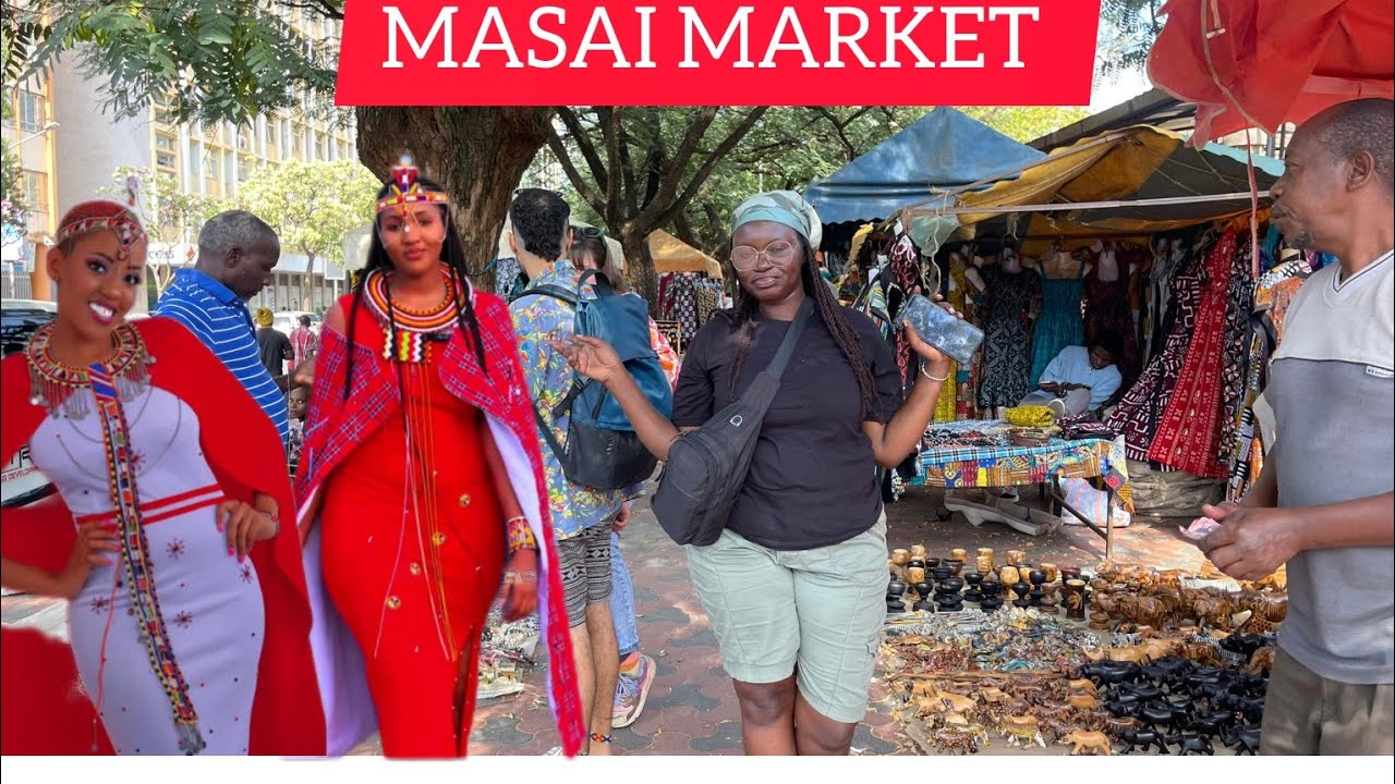 MASAI MARKET: African Famous Street Market Nairobi Kenya