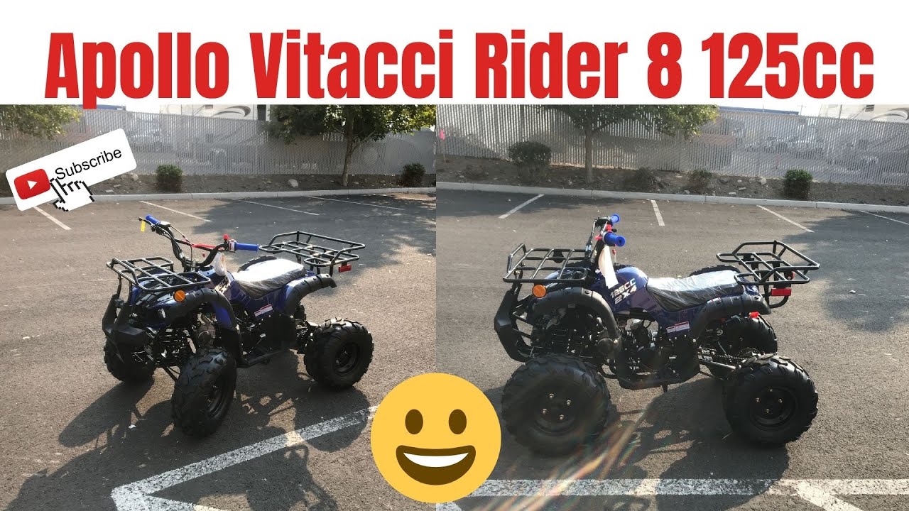 Apollo Vitacci Rider 8 125 ATV Review In Blue