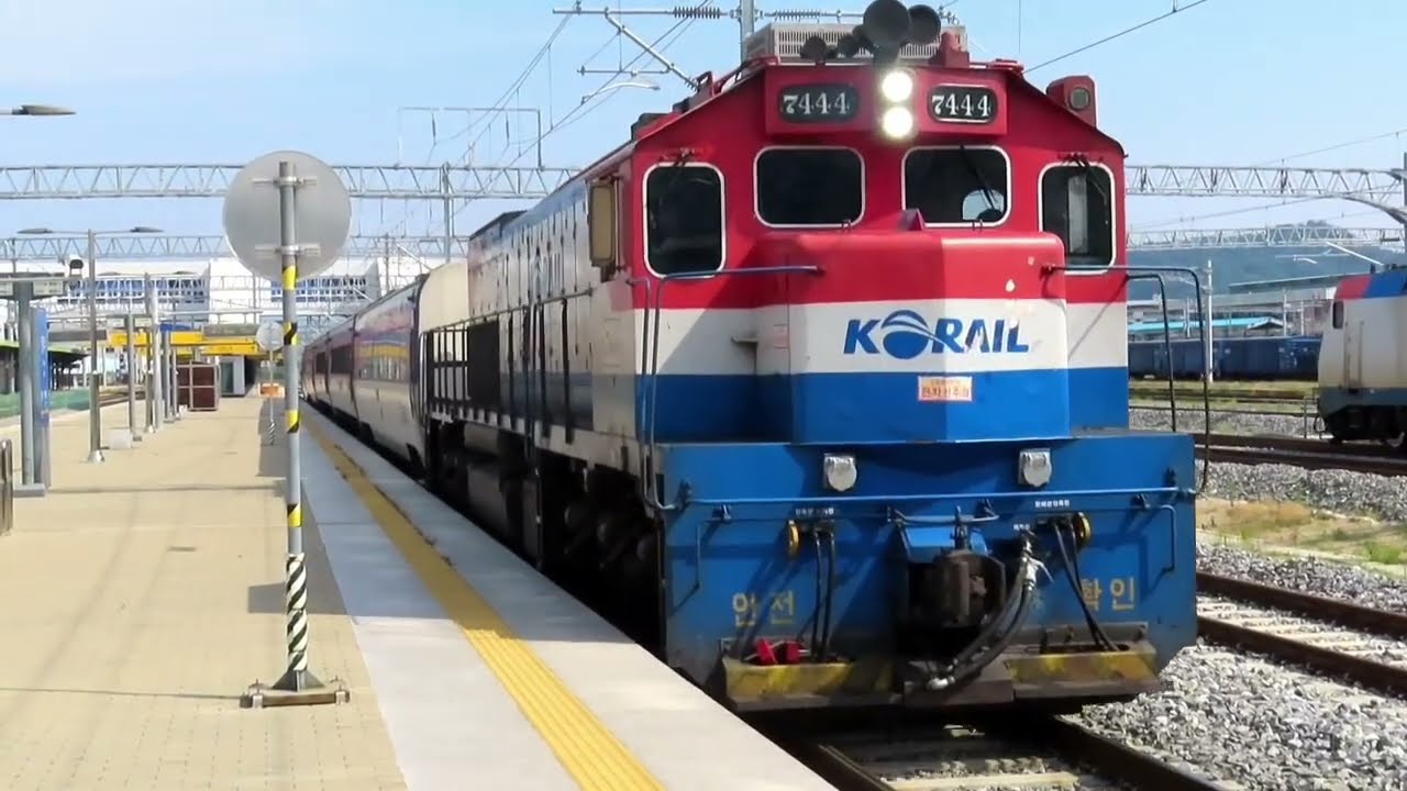 [철도풍경] KORAIL 디젤기관차견인 무궁화(RDC)ㆍ새마을호열차 진입/도착.통과 출발 모음. (경부.장항.동해선/ 서울.영등포.천안.대전.동대구.포항.목호.영주역)