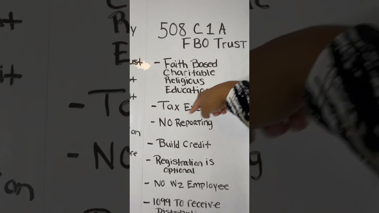 Часть 1: Давайте поговорим о 508 C1A, обозначенном как TRUST&hellip;&hellip;. Перейти к части 2