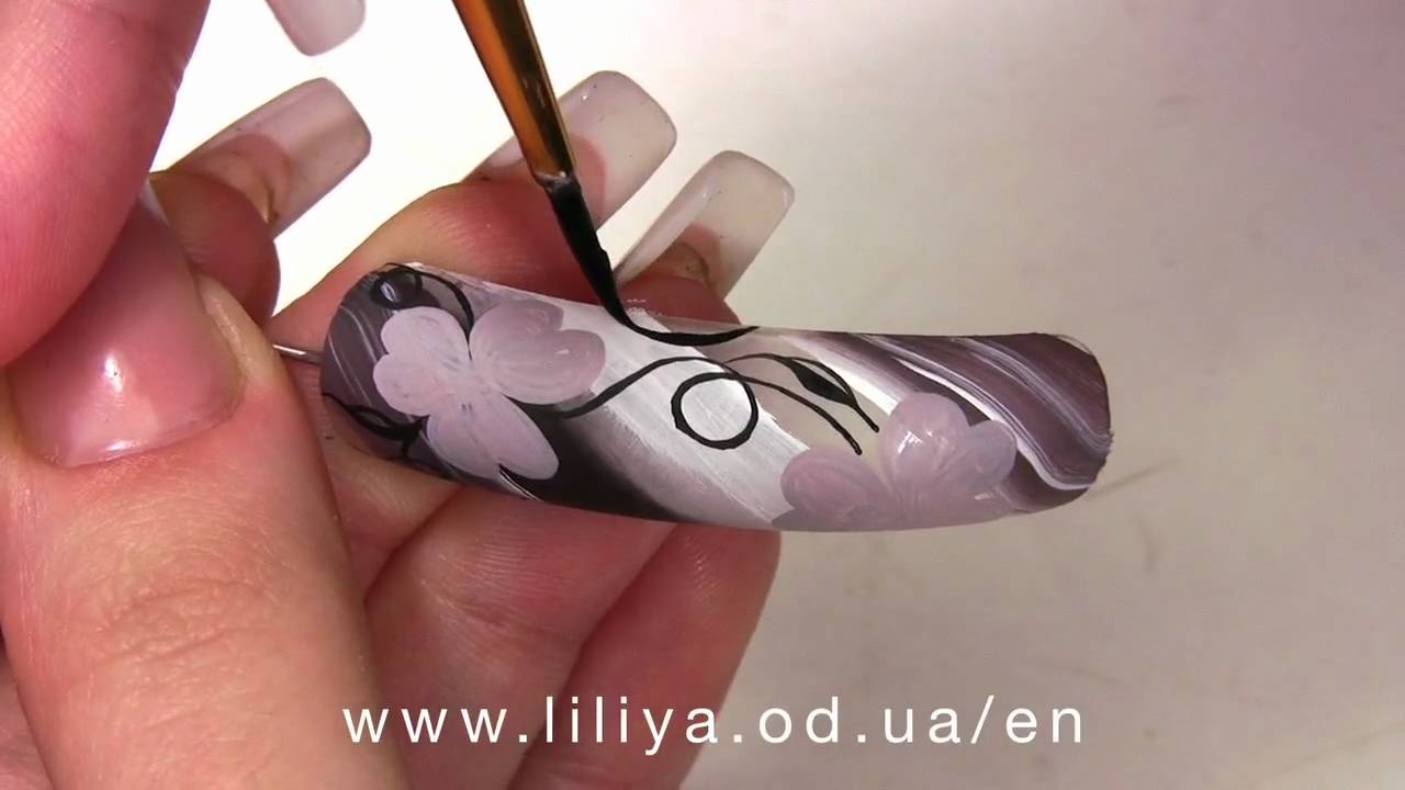 Nail Art by Liliya Sereditskaya (Coffee and milk)