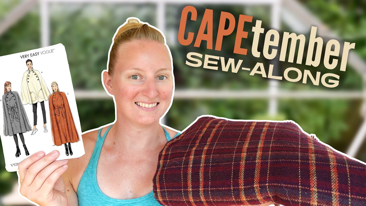 So You Wanna Sew A Cape? // CAPEtember Sew-Along - Vogue 9288