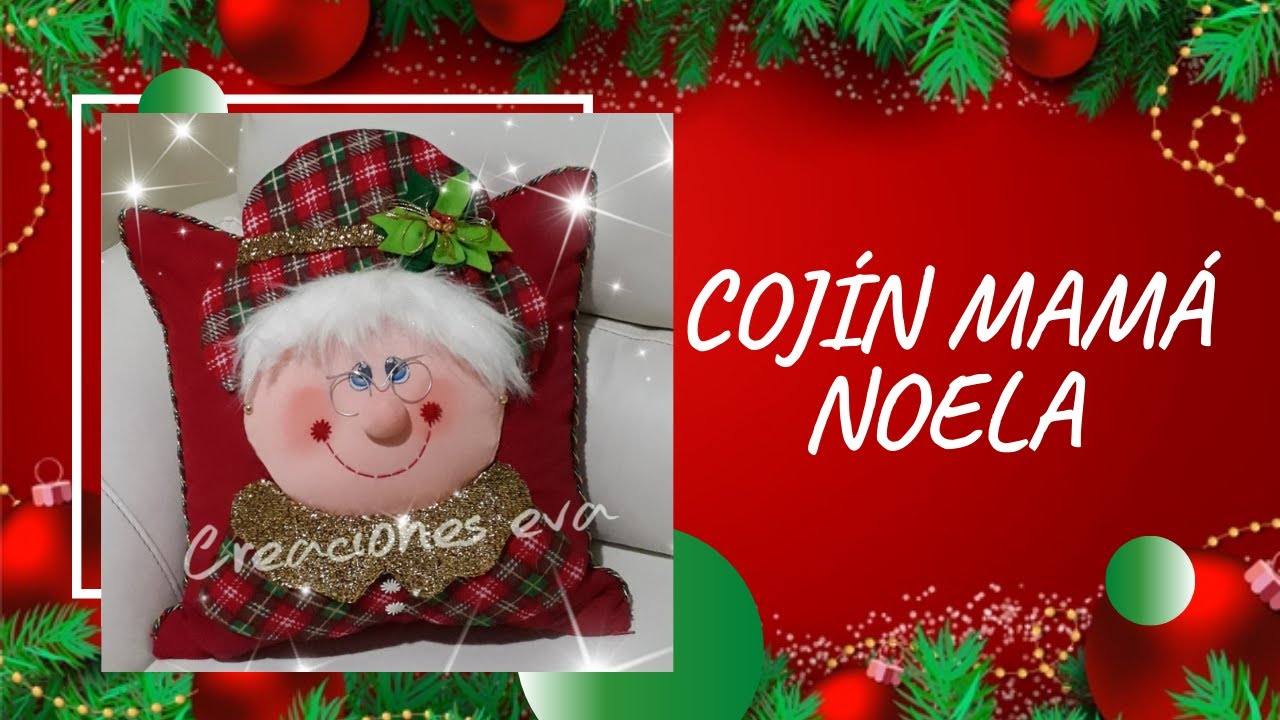 🤶🏻Cómo hacer cojines navideños (2022) - Mamá Noela
