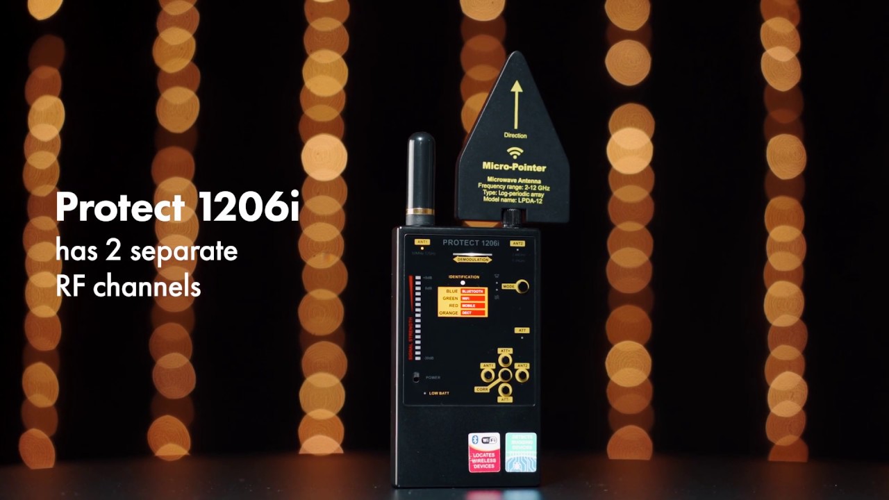 iProtect 1206i Digital RF Detector Product Overview | KJB Security [DD1206]