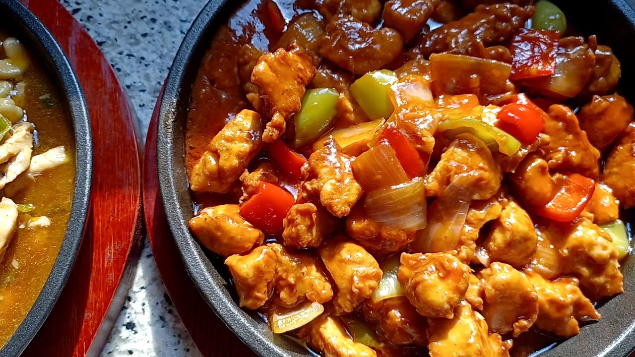 የቻይና ምግብ በዶሮ 2 አይነት አሰራር!😍 cooking Chinese foods with chicken !