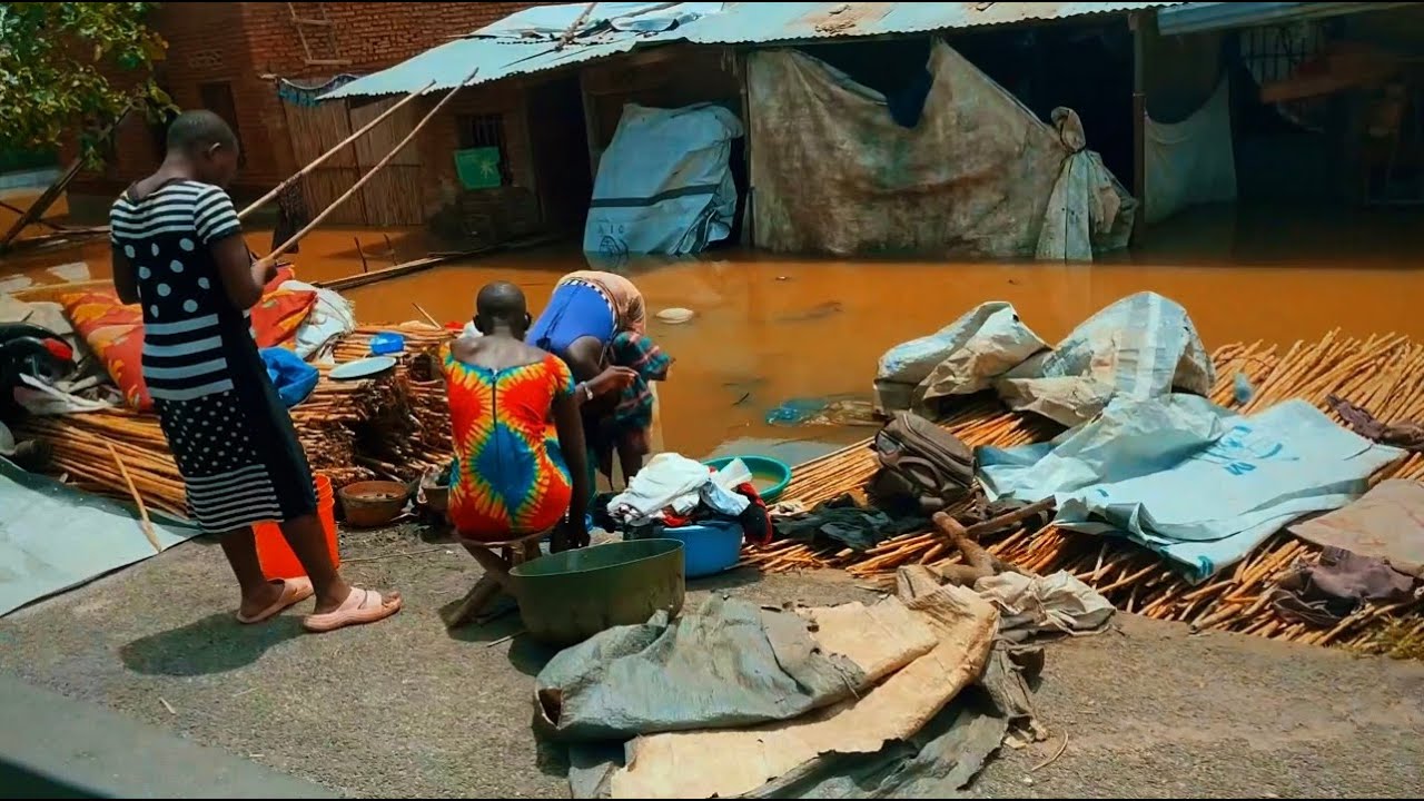 BURUNDI GATUMBA FLOODS people lives on the streets