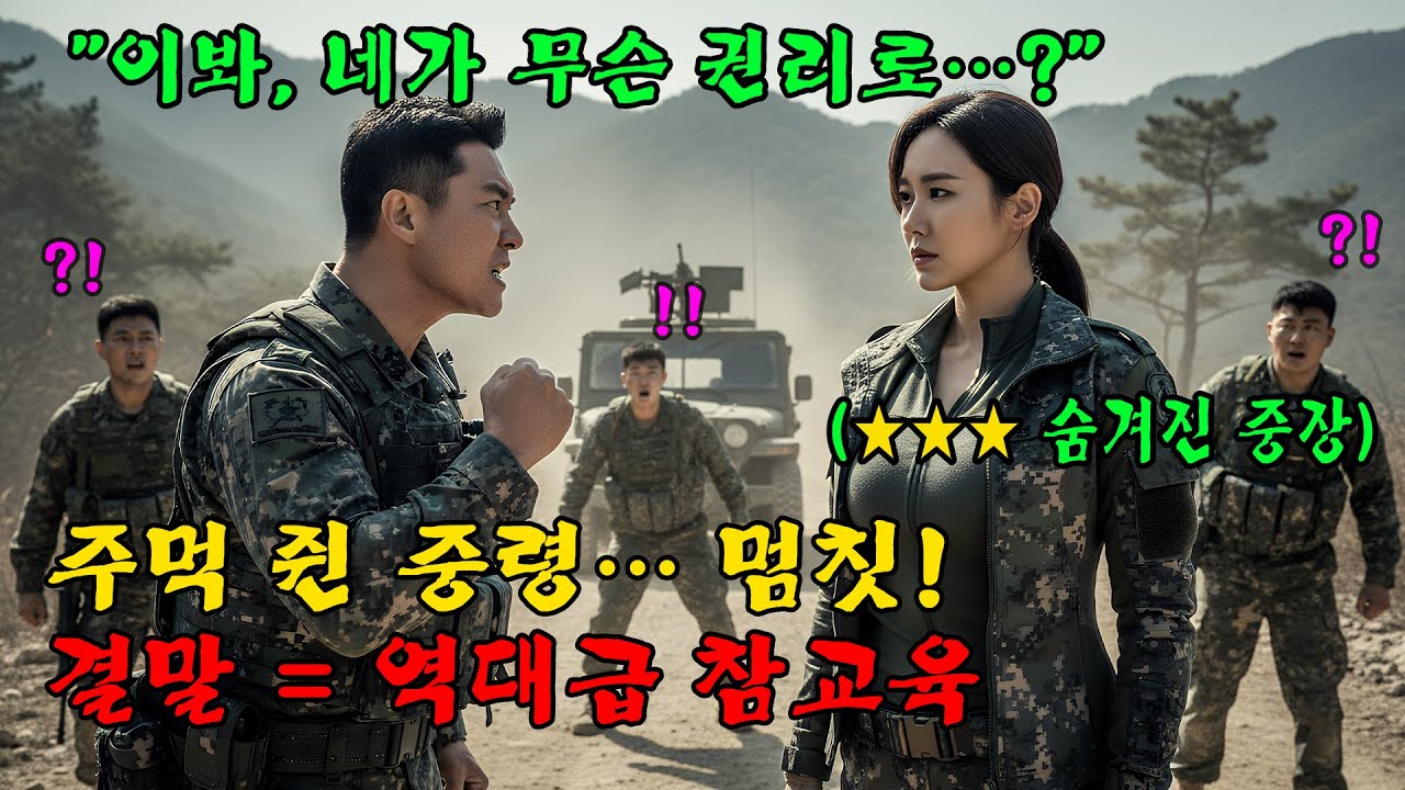 707특임대 출신 여성 중장, 무례한 간부의 선 넘은 언행에 현장 ‘정적’… 그리고 결말 l 오디오북 l 감동 l 창작사연 l