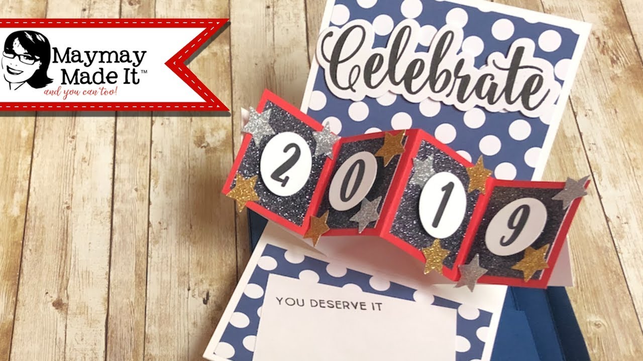 Pop and Twist Graduation Card with Box Envelope!