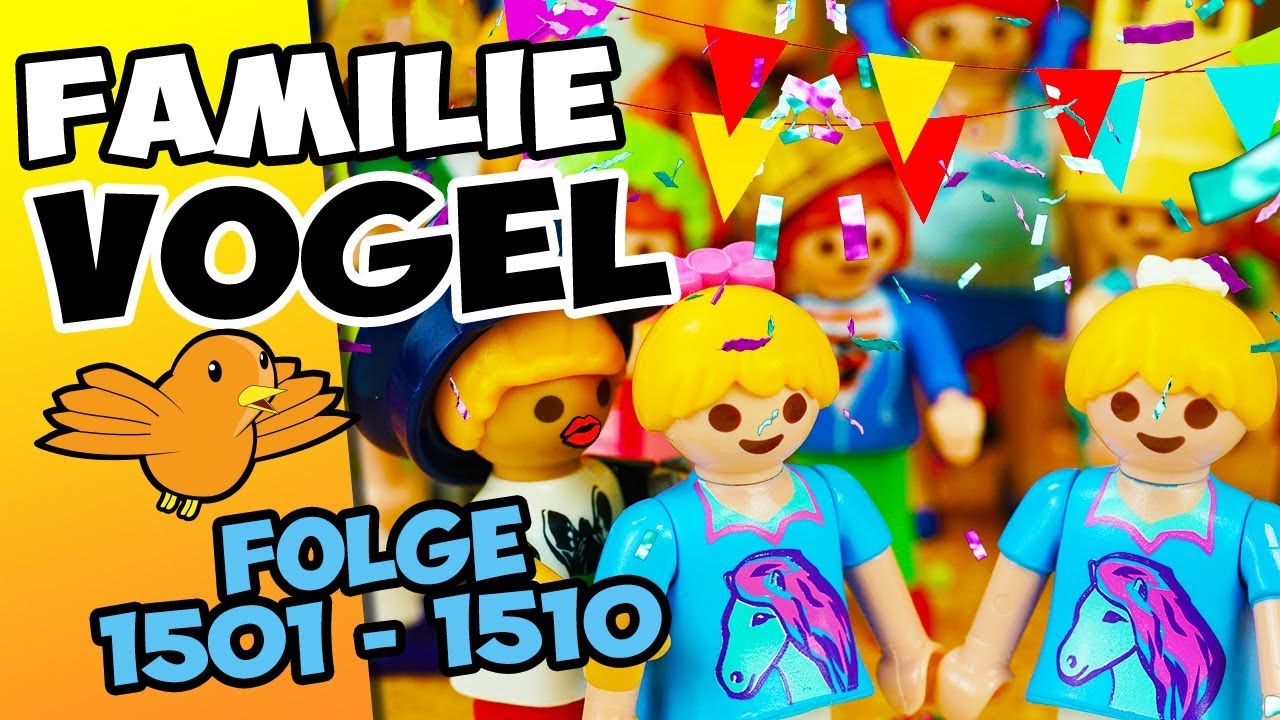 Playmobil Filme Familie Vogel: Folge 1501-1510 Kinderserie | Videosammlung Compilation Deutsch