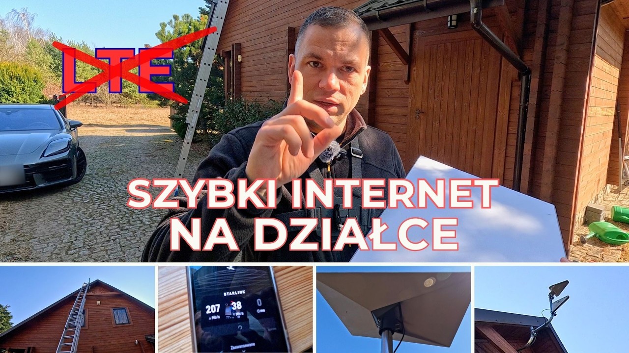 STARLINK zamiast słabego LTE: Kosmiczna r&oacute;żnica w Serocku! 🚀 | Profesjonalny Montaż #starlink