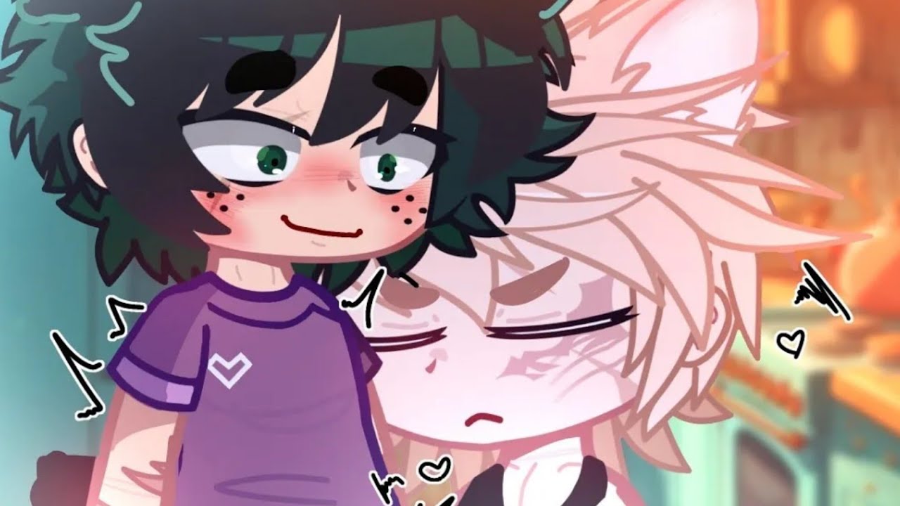BakuCat and Deku Bear!! | BKDK ANIMALS AU |