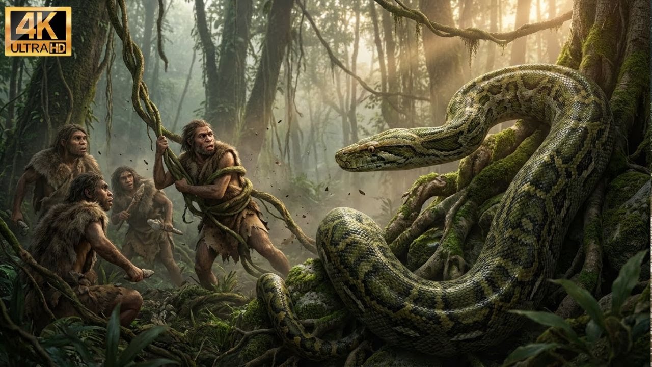 Crushed in the Wild | Homo Habilis vs a Giant Python
