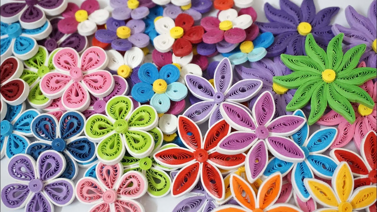 Quilling Basic Flower Tutorial , paper flower | cómo hacer flor quilling básica