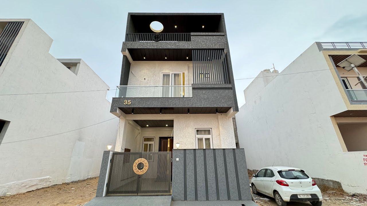 106 Gaj Furnished House For sale in Jaipur | 19x50 House Design with beautiful interior design
