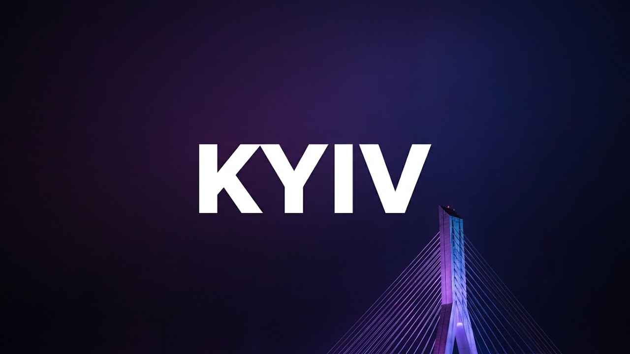 Neon Geometry: The Kyiv City Dream