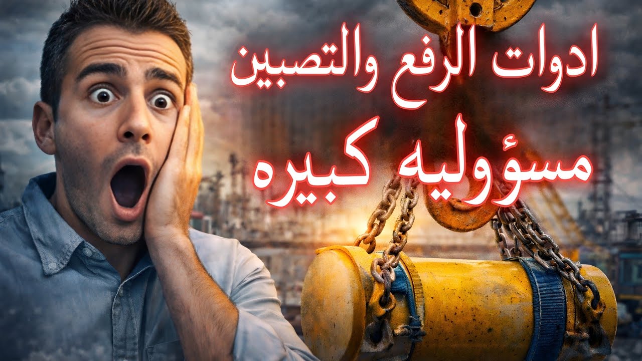 أدوات الرفع والتصبين | أخطاء قاتلة وطرق الرفع السليم في مواقع الإنشاءات