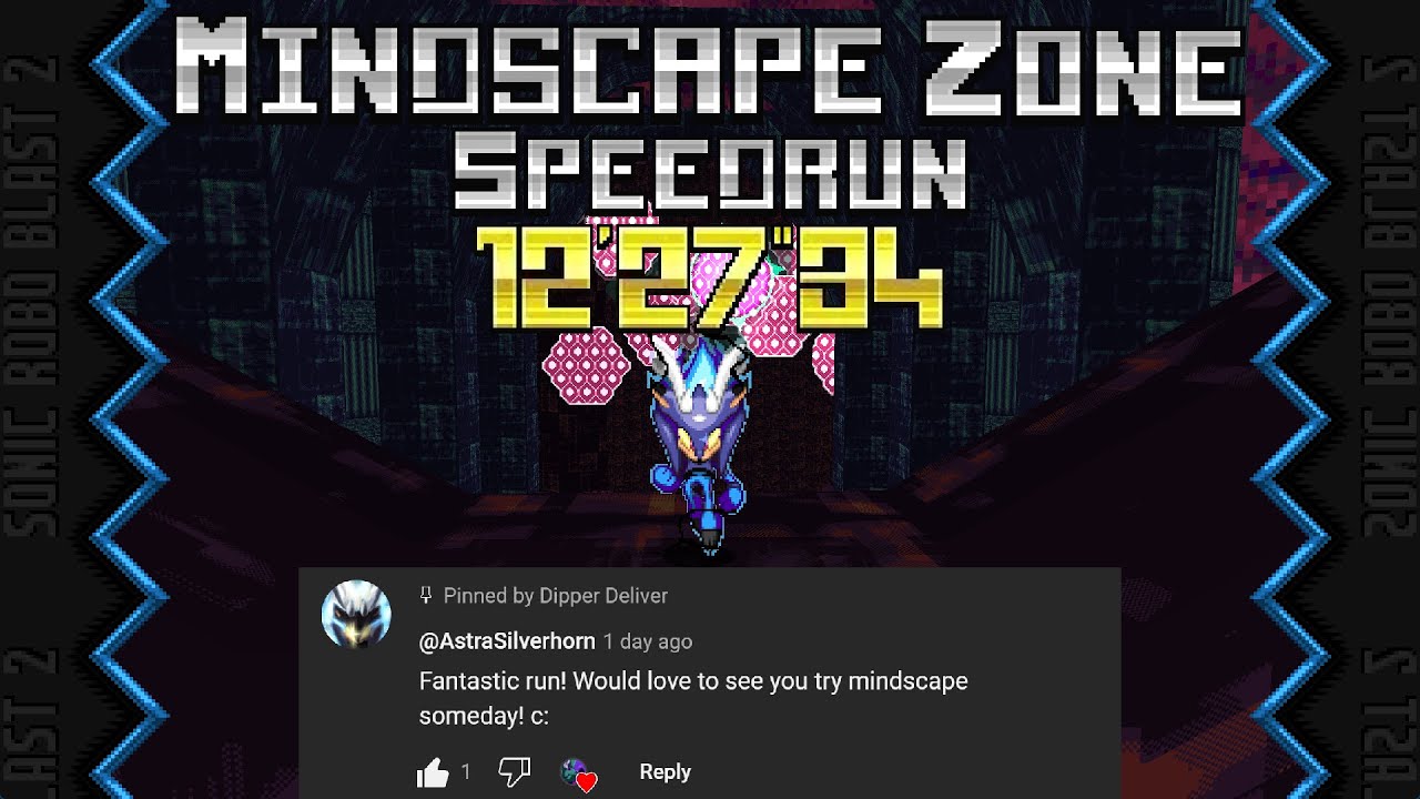 SRB2: A Legendary Speedrun Request from Astra - Inazuma Speedrun Mindscape Zone - 12'27