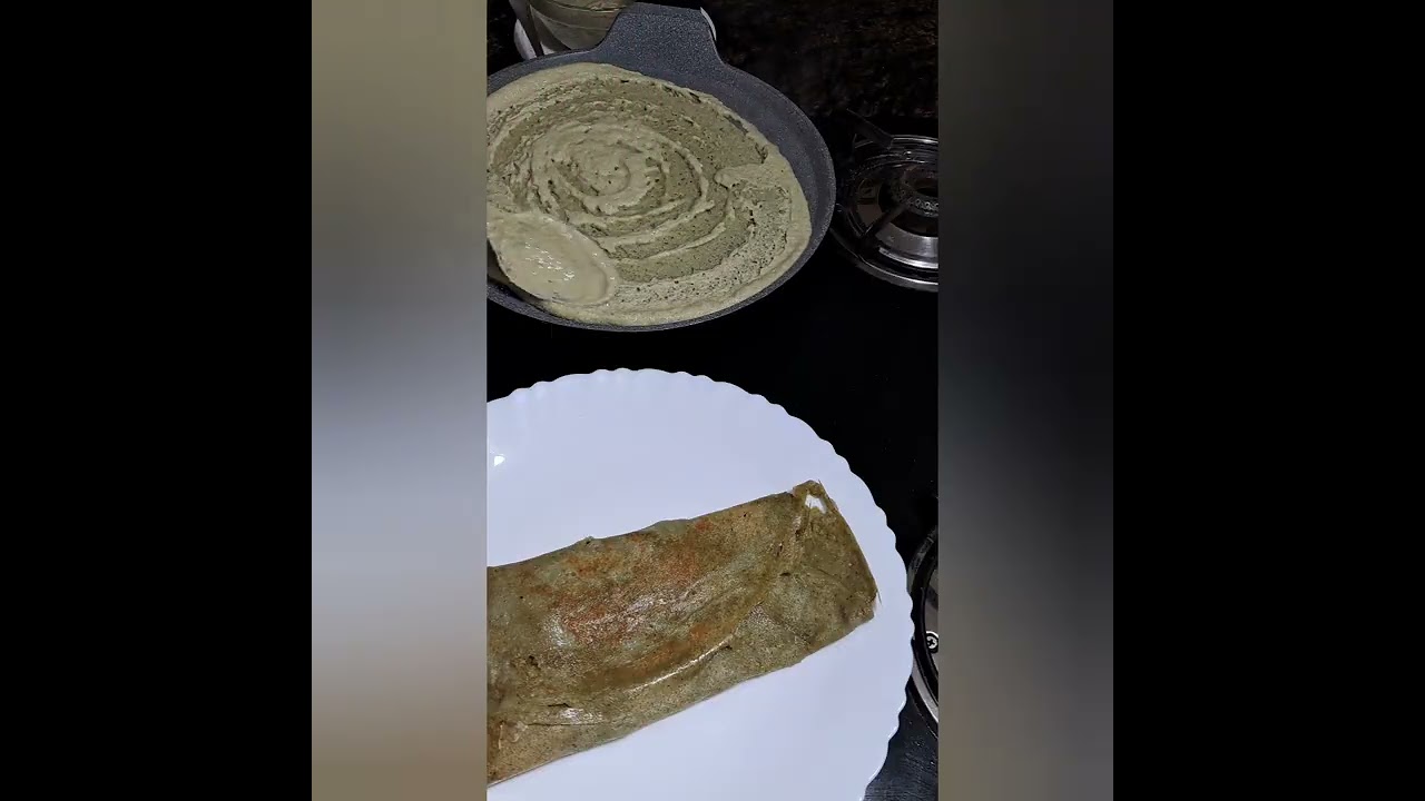 HEALTHY & COLOURFUL MASALA DOSA WITH GREEN CHUTNEY//2 RECIPE IN VEDIO #2K25