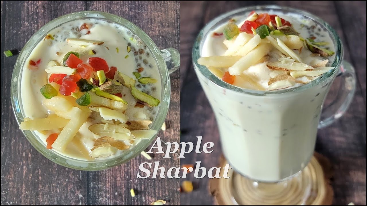 Apple Sharbat | Apple Milkshake | How to Make Apple ka Sharbat | Homemade Dessert