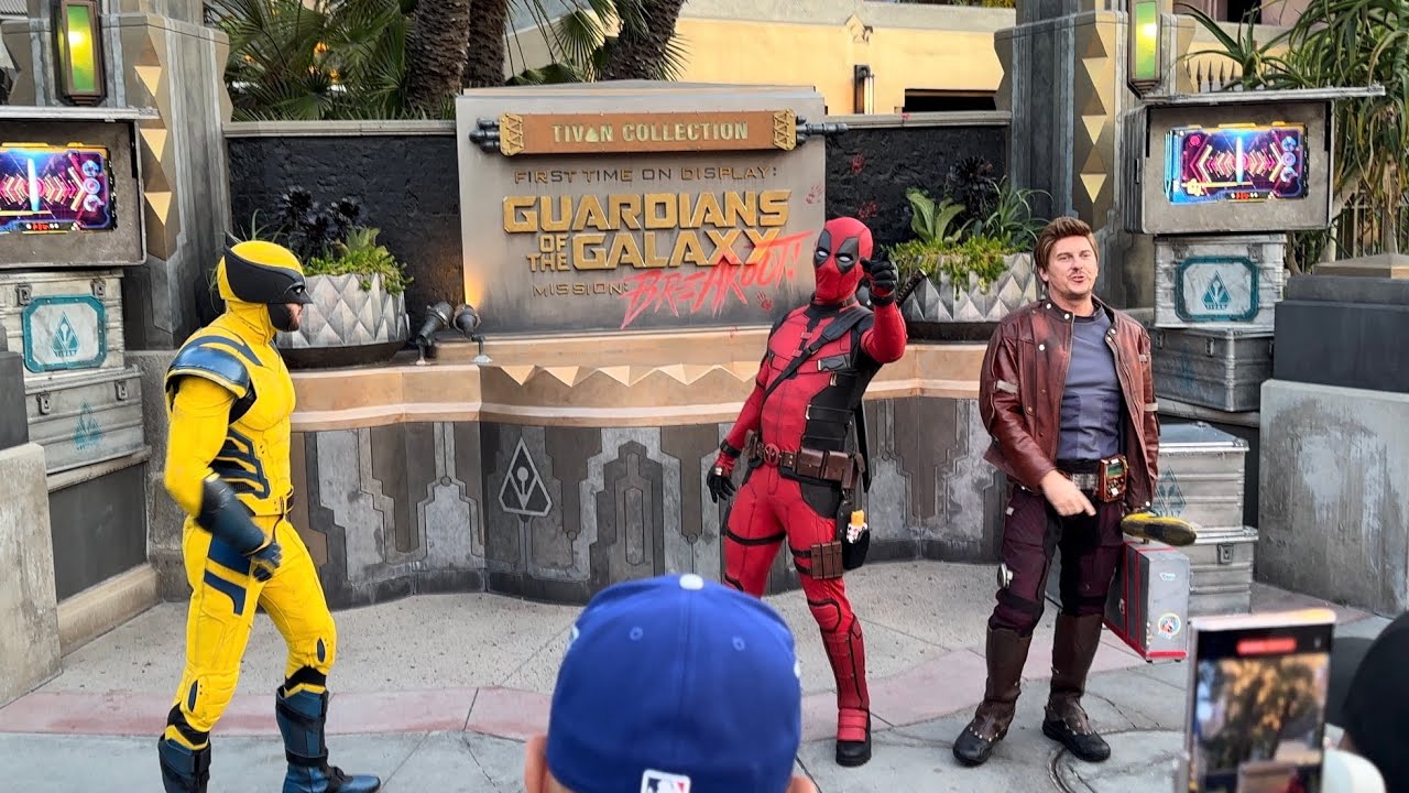 DEADPOOL & Wolverine At The Disneyland Resort - Guardians Of The Galaxy Awesome Dance Off!