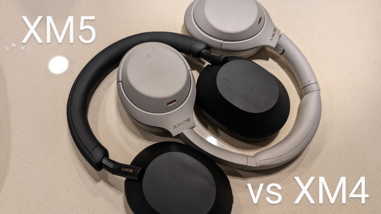 Sony XM4 vs XM5 headphones (WH-1000XM4 vs WH-1000XM5) #audio