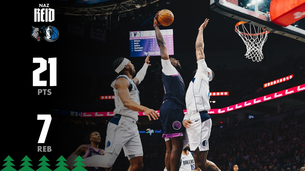 Naz Reid 21 PTS and 7 REB Against Mavericks | 02.20.26