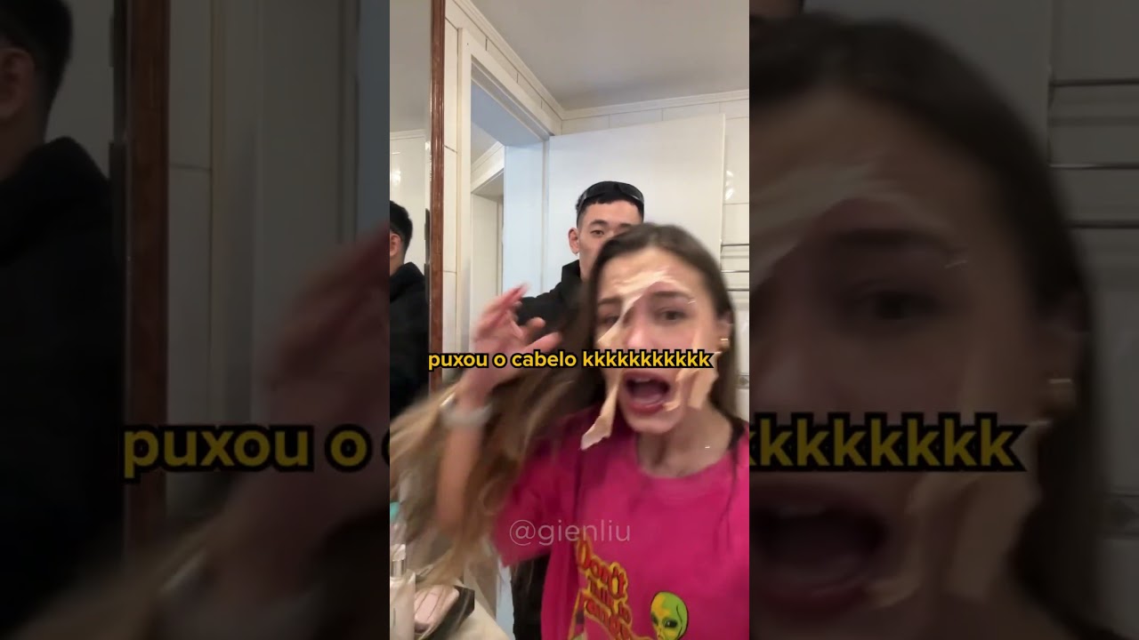 A PELE da cara dela CAIU e o namorado ficou DESESPERADO 🤯 #shorts