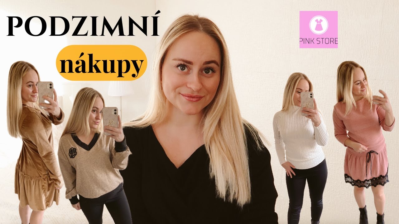Podzimní HAUL oblečení z PINK STORE & LIDL