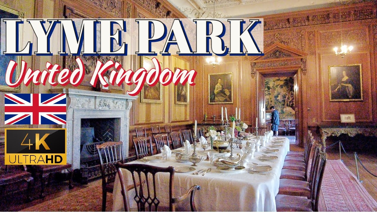 4K Manchester Walk : Lyme Park England Walking Tour 2025 Cheshire 600 Years History House
