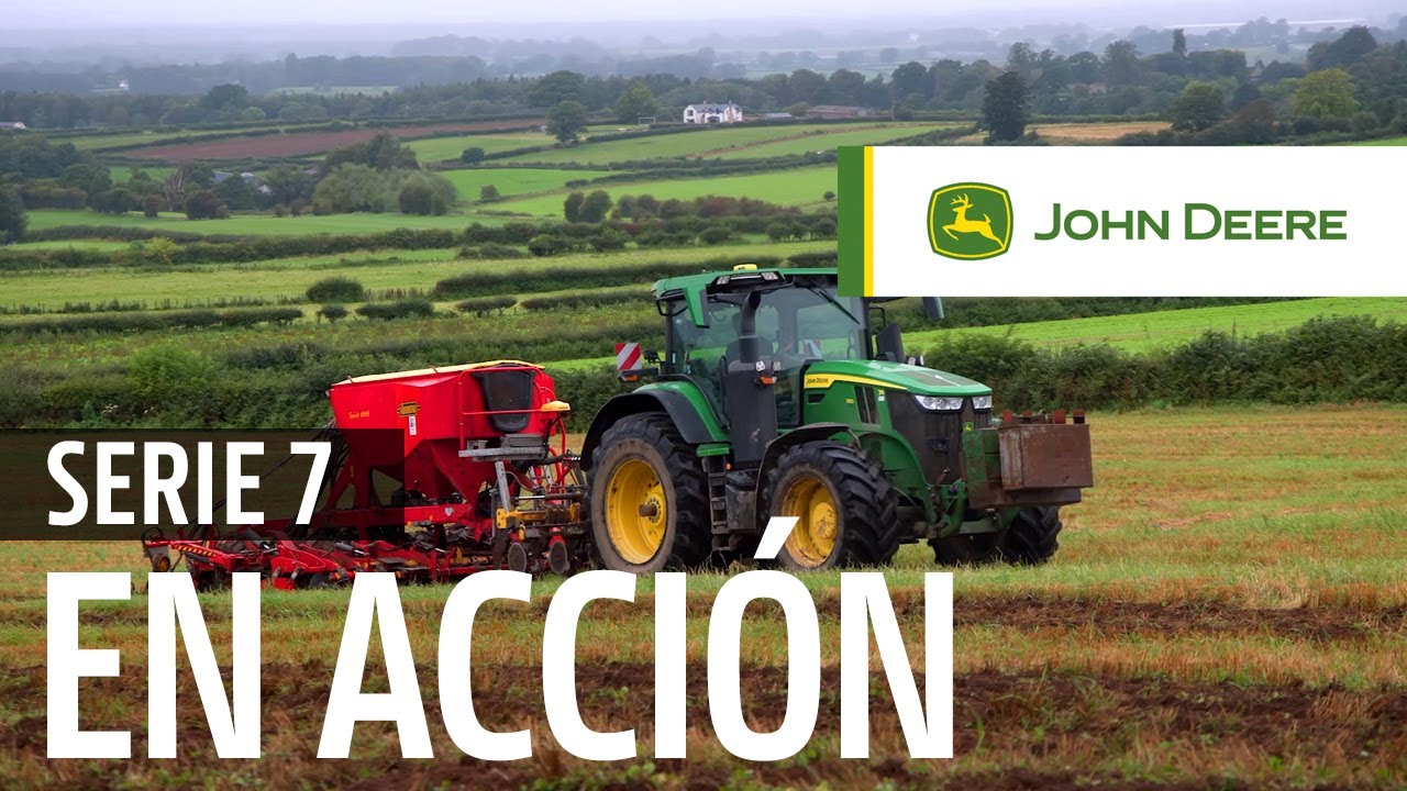 En uso práctico: mira cómo impresionó el tractor 7R de John Deere en el campo